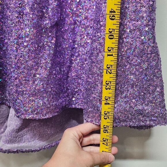 NWT Blush Prom Sequin Prom Dress Size 00 - Picture 8 of 12